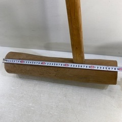 天然木 きね 杵 キネ 木製 お正月 餅つき 持ち手全長 80cm 中古の画像