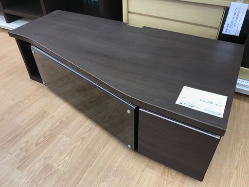 ★ジモティ割あり★  TV台 ブラック H35×W120×D59 クリーニング済み KJ4778