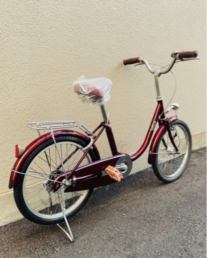 中古自転車完成！後ろタイヤやグリップ、ワイヤー類など、ごっそり新品に交換してます！
