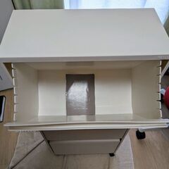収納ボックス3段組の画像