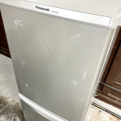 【関西地域.配送設置可能⭕️】激安‼️138L Panasonic2ドア冷蔵庫NR-B145W-S☆03504