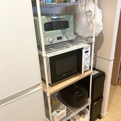 ニトリ　キッチンボード　レンジ台　スチールラック　5段の画像