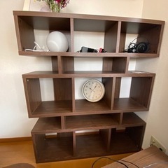 ニトリ シェルフ(ブルックリン 120 MBR) - 通販 | 家具と