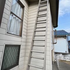 ★アルミ製 スライド式はしご 4m×2　引き取りに来られる方のみの画像