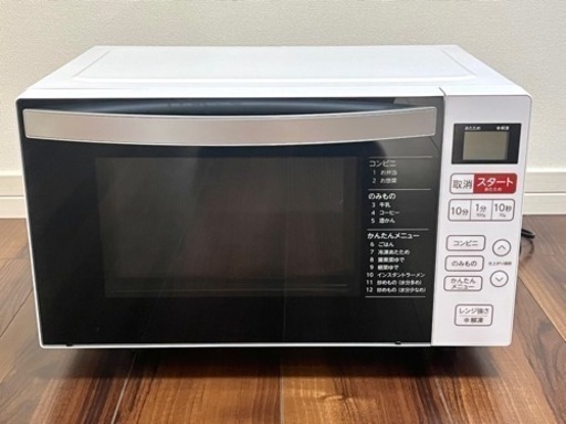 2023年1月購入　Haier KS-MW22F18　フラット電子レンジ　18L