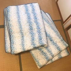 新品　肌さわりのよい夏用かけ布団2枚の画像