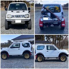 値下げ‼︎【車検たっぷり】H14/JB23ジムニー/リフトアップ/エンジン&ミッション交換済み/オバフェン/ヒッチメンバー/改造多数の画像