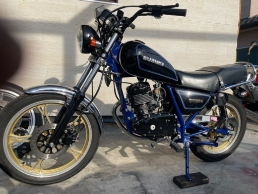 ジモティ限定価格！スズキGN125 腰上、セルモーターOH済み　実働書有！配達可能！