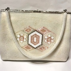 未使用　ビーズ　ハンドバッグ　和装の画像