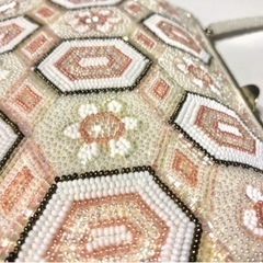未使用　ビーズ　ハンドバッグ　和装の画像