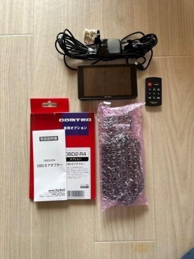 コムテック　レーダー探知機　808LV OBD2 r4アダプタ付