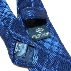 beams heart　ビームスハート ネクタイ　ブルーの画像