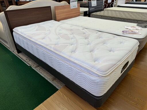 【愛品館八千代店】シモンズ　ダブルクッション　シングルベッド　③