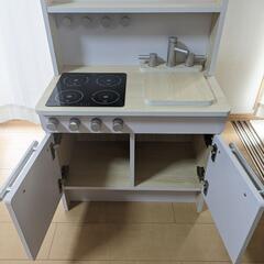 木製ままごとキッチンの画像