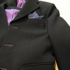 お譲りする方決まりました☆子供服130cm スーツ 冠婚葬祭に フォーマル3点セットの画像