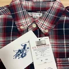 新品　POLO 長袖シャツ　140センチの画像