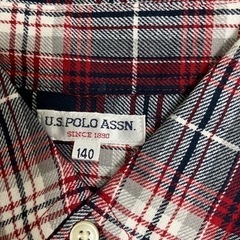 新品　POLO 長袖シャツ　140センチの画像