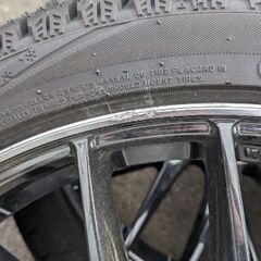 ホイール RAYS ホムラ 19インチ8J 5穴 INSET+45　スタッドレス225/40/19 の画像