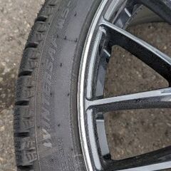 ホイール RAYS ホムラ 19インチ8J 5穴 INSET+45　スタッドレス225/40/19 の画像