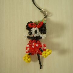 【未使用】ミニー★ピンクパンサー★ティガ―★ビーズアクセサリーの画像