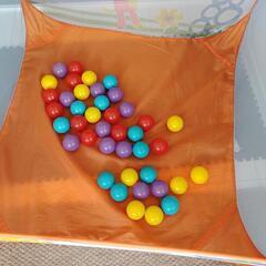 折りたためる！ボールプールの画像