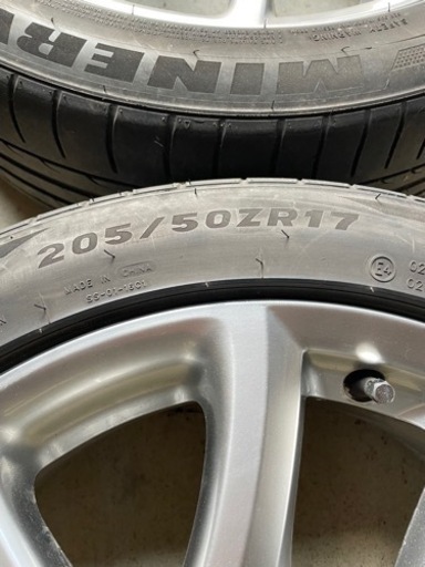 205/50zr17 夏タイヤ アクセラ プレマシー 　マツダ 純正 17インチ　アルミホイール 205/50zr17 夏タイヤ アクセラ プレマシー マツダ 純正 17インチ