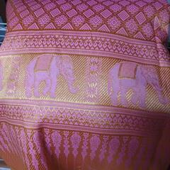 可愛いピンク色の絹布です。大切にしてくださる方にの画像