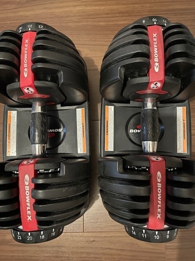 ボウフレックス　可変式ダンベル 24kg 2個
