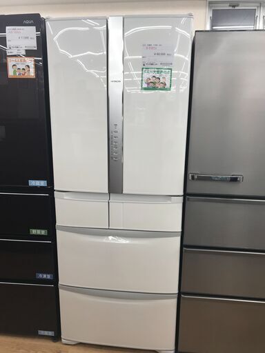 ★ジモティ割あり★ 日立 冷蔵庫 R-F51M2 505L 17年製 動作確認／クリーニング済み KJ4784