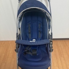 【値下】Apricaベビーカー　ラクーナソファークッション/A型の画像