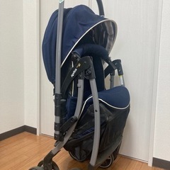 【値下】Apricaベビーカー　ラクーナソファークッション/A型の画像