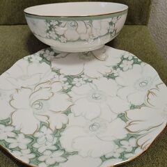 ナルミ NARUMI サラダボウル ＋皿 美品 新品未使用品 超...