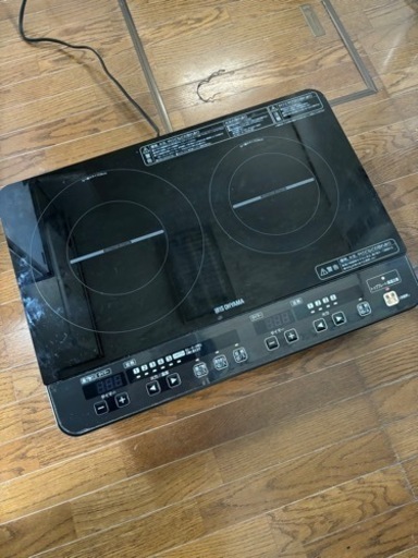 アイリスオーヤマ　2口IHコンロ　IHK-W1