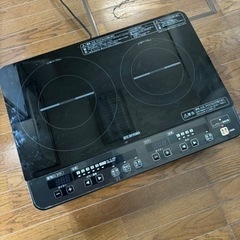 アイリスオーヤマ　2口IHコンロ　IHK-W1