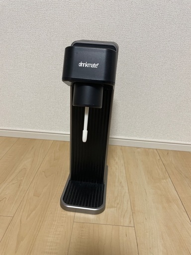 家庭用炭酸飲料メーカー/ドリンクメイト マグナムスマート/スターターセット (水専用モデル) マットブラック