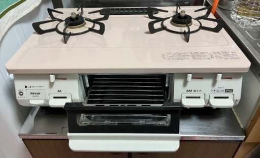 ゴージャスなピンクのリンナイクックテーブル！Gorgeous pink Rinnai Cook Table!