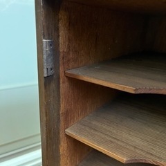 【レトロ家具】木製レターボックス　アンティーク　古道具　本棚の画像