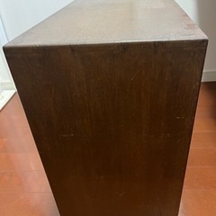 【レトロ家具】木製レターボックス　アンティーク　古道具　本棚の画像