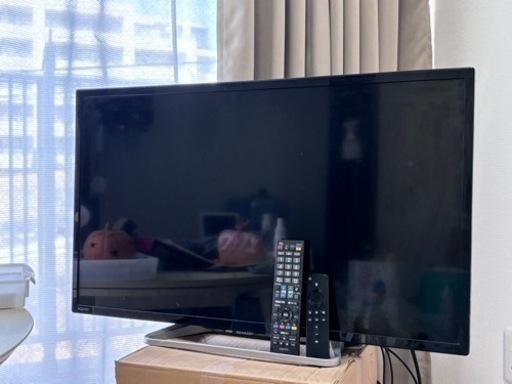 【綾瀬】SHARP AQUOSテレビ(リモコンなし)