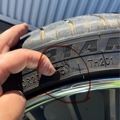 ワーク　20インチ　タイヤ、ホイールの画像