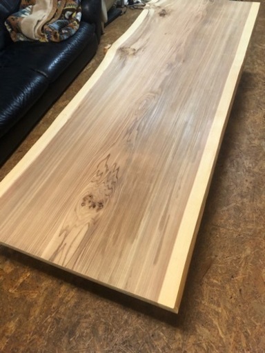 大特価 無垢 一枚板ダイニングローテーブル 210×75cm