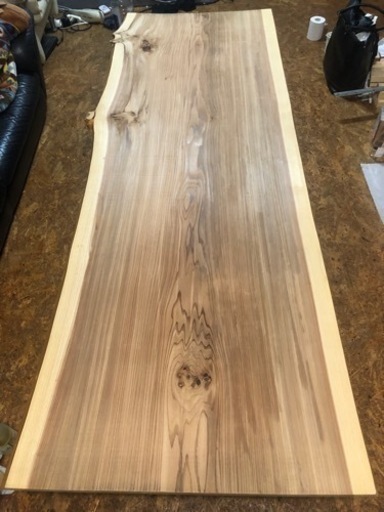 大特価 無垢 一枚板ダイニングローテーブル 210×75cm