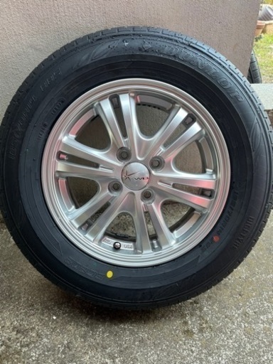 185/70R14 ノーマルタイヤ+アルミホイール 4本セット　未使用品‼︎