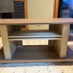 ブラウン&ベージュ　テレビ台の画像