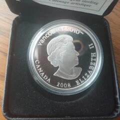 市場の約半額！オリンピック記念銀貨　2010バンクーバー25ドル銀貨　フィギュアスタイルの画像