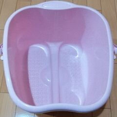 【4/26終了】　足浴バケツ　USED　ピンク色　800円