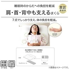 【ほぼ新品】ニトリ　肩・首・背中も支える枕の画像