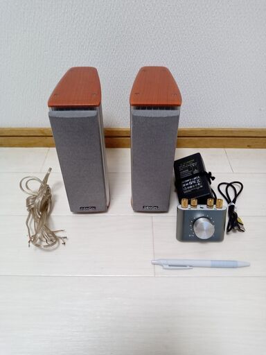 USB超小型オーデオアンプとスピーカー