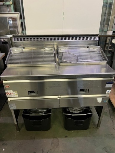 マルゼン2槽ガスフライヤー 都市ガス