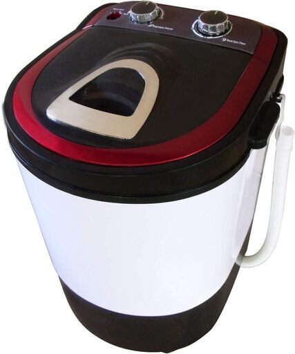 【美品です】SunRuck サンルック 小型洗濯機  洗濯容量2.0kg 脱水容量1.0kg SR-W020-RD レッド  2021年製